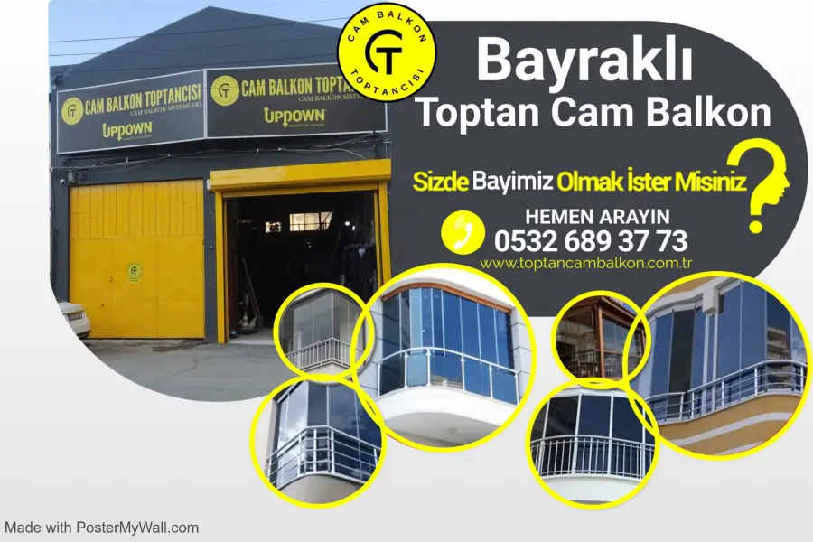 Bayraklı Toptan Cam Balkon Firması